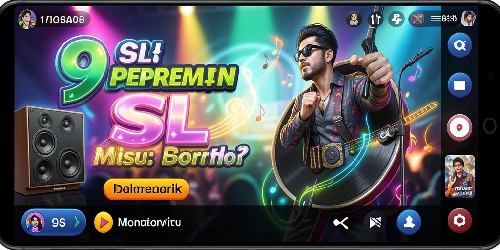 Screenshot gameplay <strong>9SL</strong> menampilkan aksi seru permainan musik.