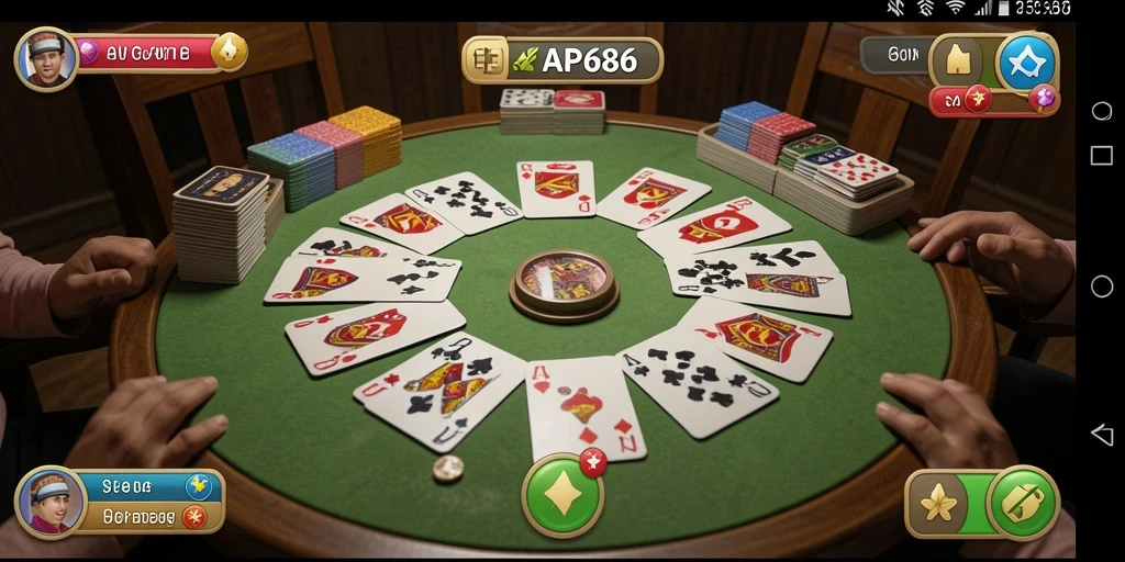Gameplay AP686 yang menarik dan menantang dalam permainan Gaple.