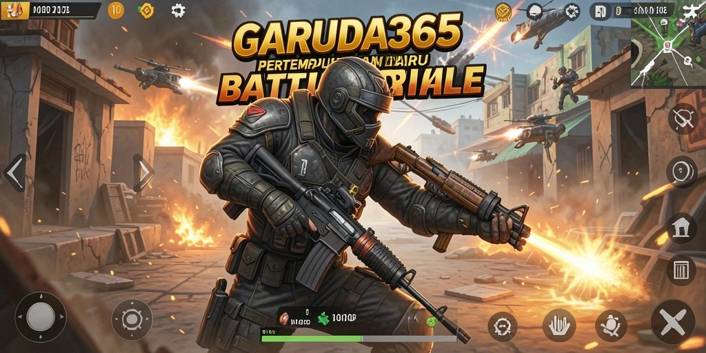Gameplay menegangkan di GARUDA365 dengan aksi pertempuran yang seru.