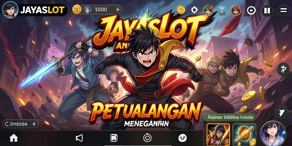 Gameplay seru JAYASLOT dengan karakter anime yang menawan.