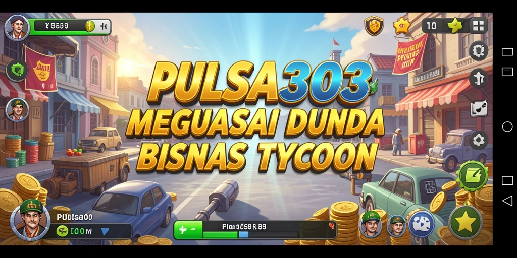 Screenshot gameplay PULSA303 menampilkan pengelolaan bisnis yang seru.