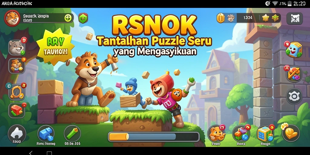 Tampilan gameplay interaktif dan menarik dari RSNOK.