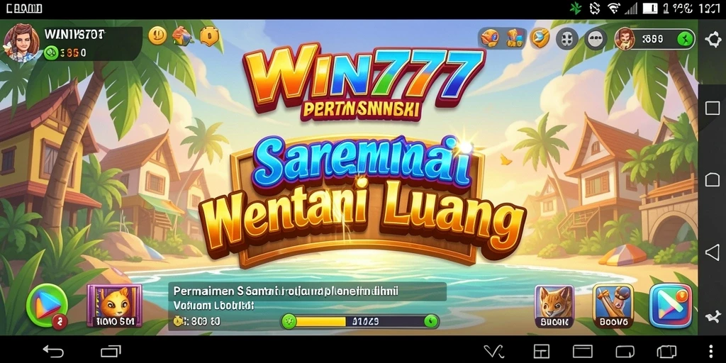 Gameplay menarik dari WIN777 menunjukkan keseruan permainan casual.