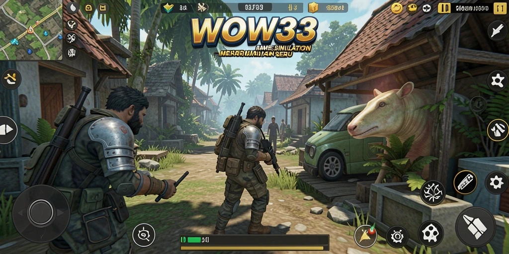 Tampilan gameplay WOW33 yang menarik dan penuh warna.